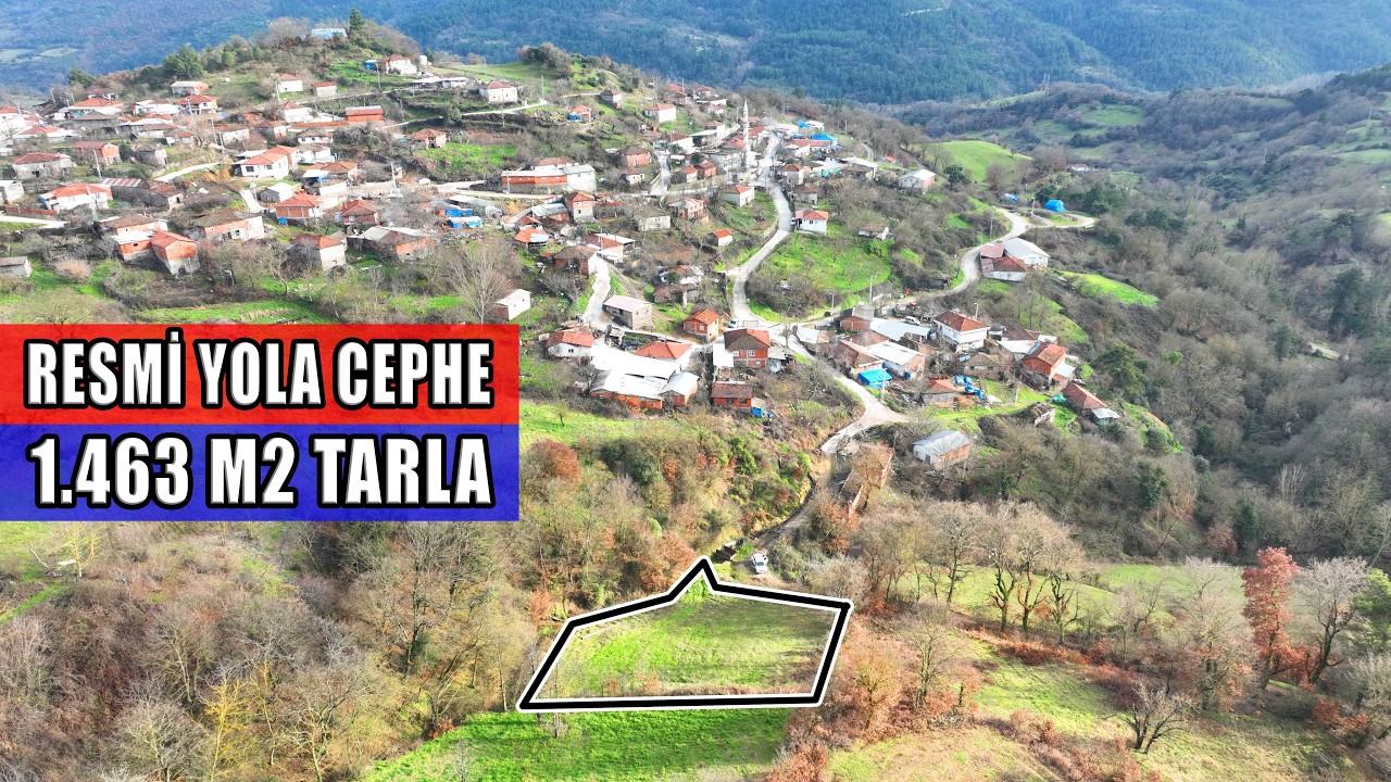 FİYAT: 995.000   /   Karasukabaklar Köyü'nde 1.463 Resmi Yola Cephe Tarla