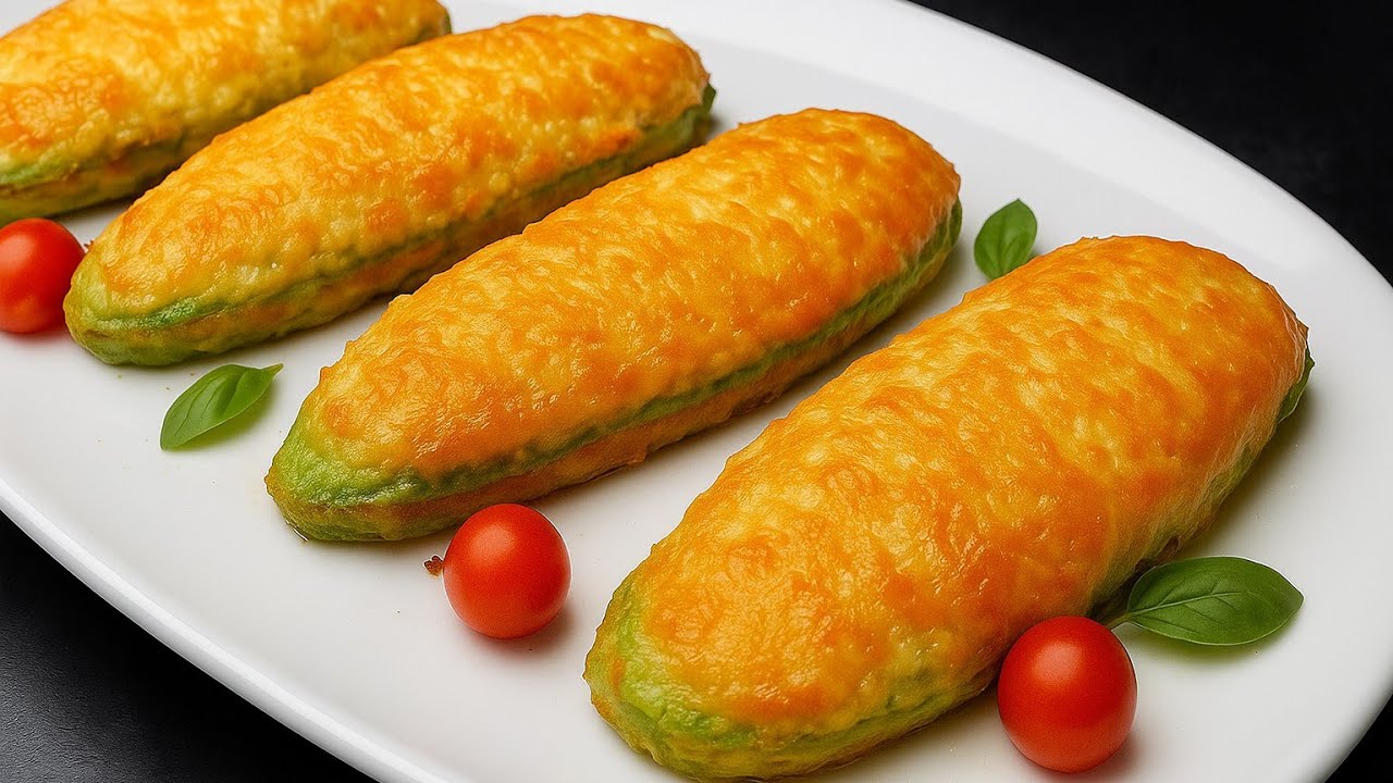Золотистые запечённые кусочки цуккини (жарить не нужно!) Кабачки, которые все любят!