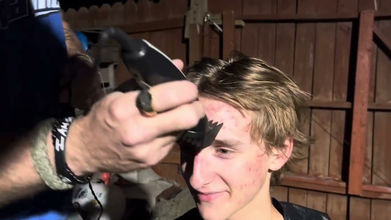 Getting buzz cuts part 1
