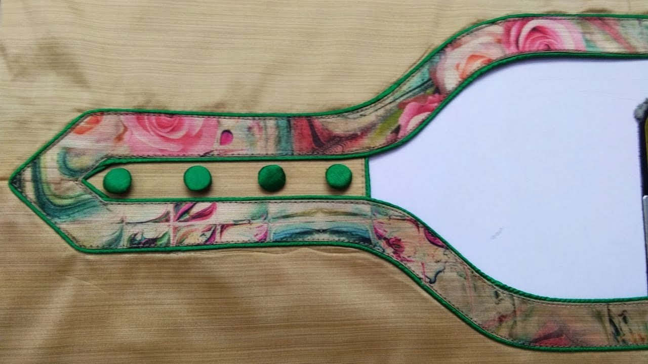 Latest Piping Neck Design for Suit/Kurti/Kameez Cutting and Stitching