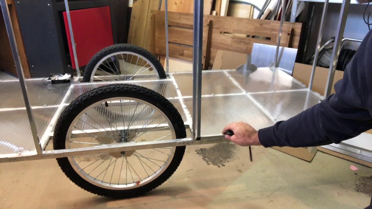 Fahrradwohnwagen bauen Teil #3 - Probleme mit der Türe?