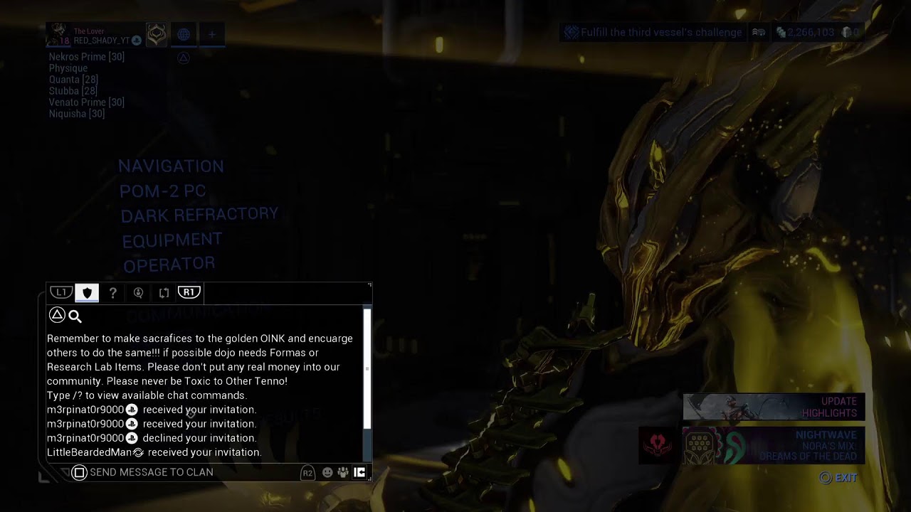 WARFRAME [Might Get Sued Soon!!] {PS5} (R)