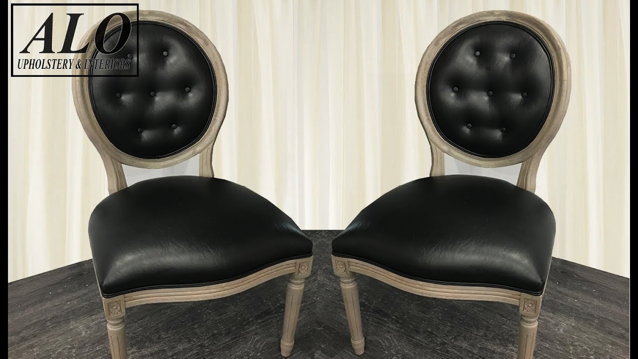 DIY-HOW TO REUPHOLSTER A DINING ROOM CHAIR WITH BUTTONS - ALO Upholstery