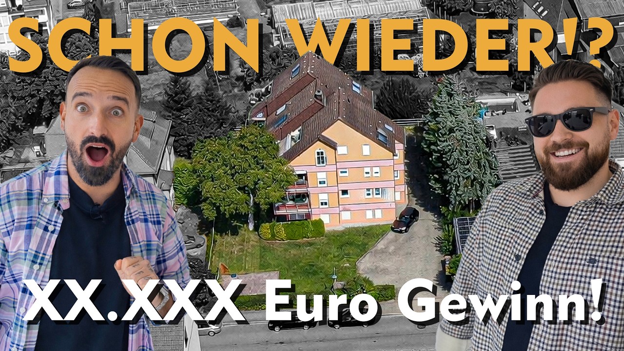 Was schon wieder? 😱 Wie Max innerhalb von einem Jahr 60.000 € mit Fix & Flip verdient hat. 🤑