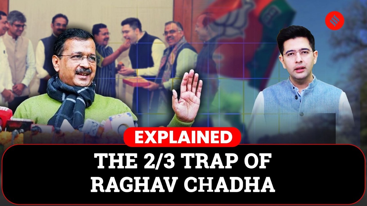 Raghav Chadha Quits AAP: How the Anti-Defection Law Loophole Saved the 7 MPs| Express Explained