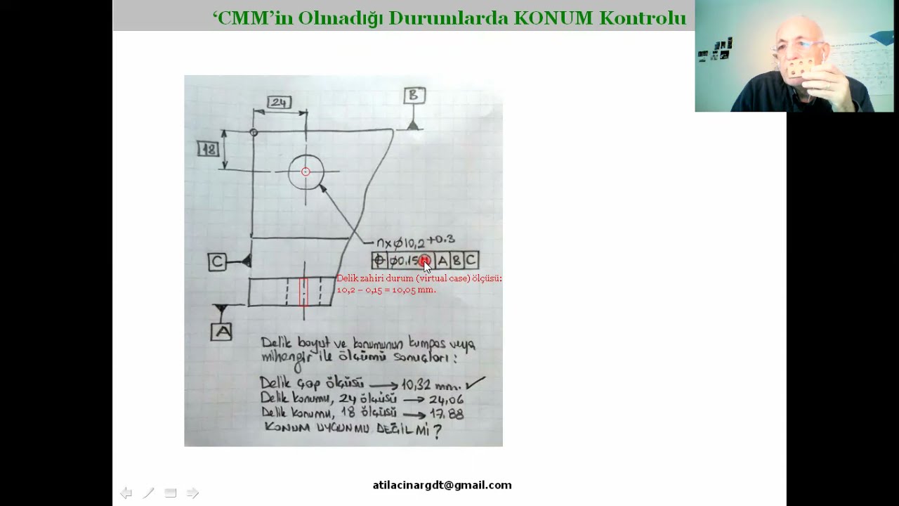 CMM Olmadığında KONUM Nasıl Ölçülebilir? / How to Check POSITION Tolerance Without CMM?