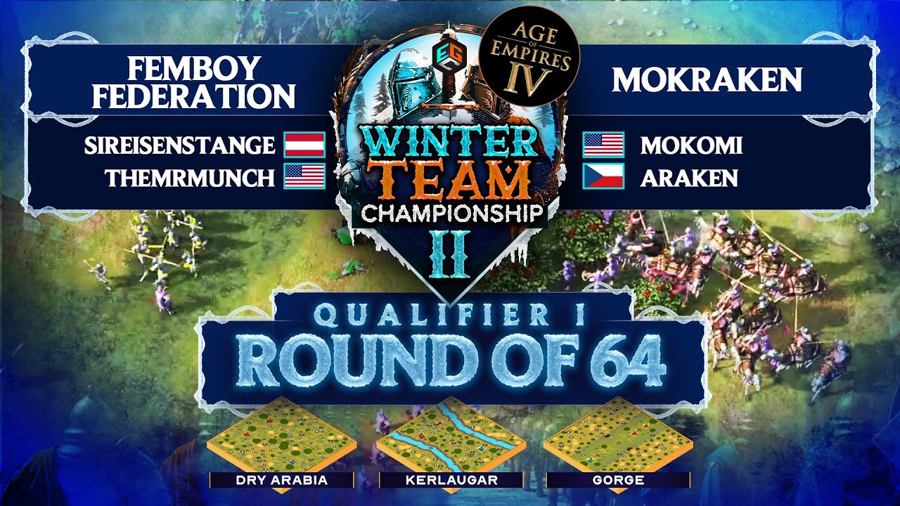 The $22,500 Winter Team Championship II | Open Qualifier 1 | Femboy Federation vs Mokraken