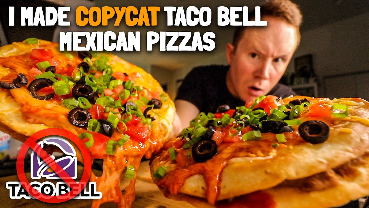 Я приготовил две мексиканские пиццы Taco Bell.