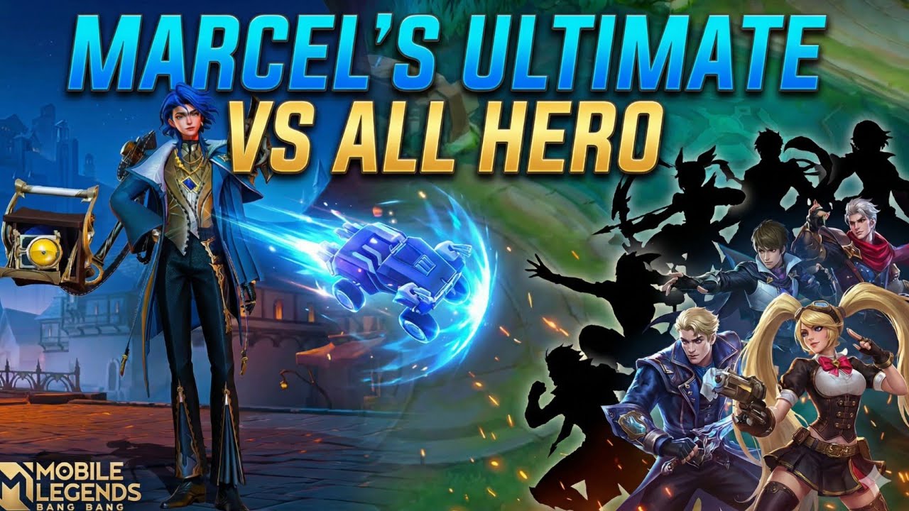 MARCEL'S ULTIMATE vs EVERY HERO in MLBB! 😱 Who Can Escape?