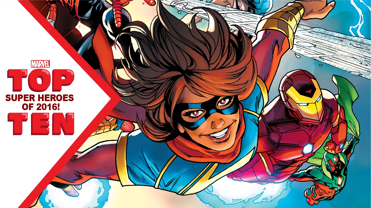 Marvel Top 10 Super Heroes of 2016!
