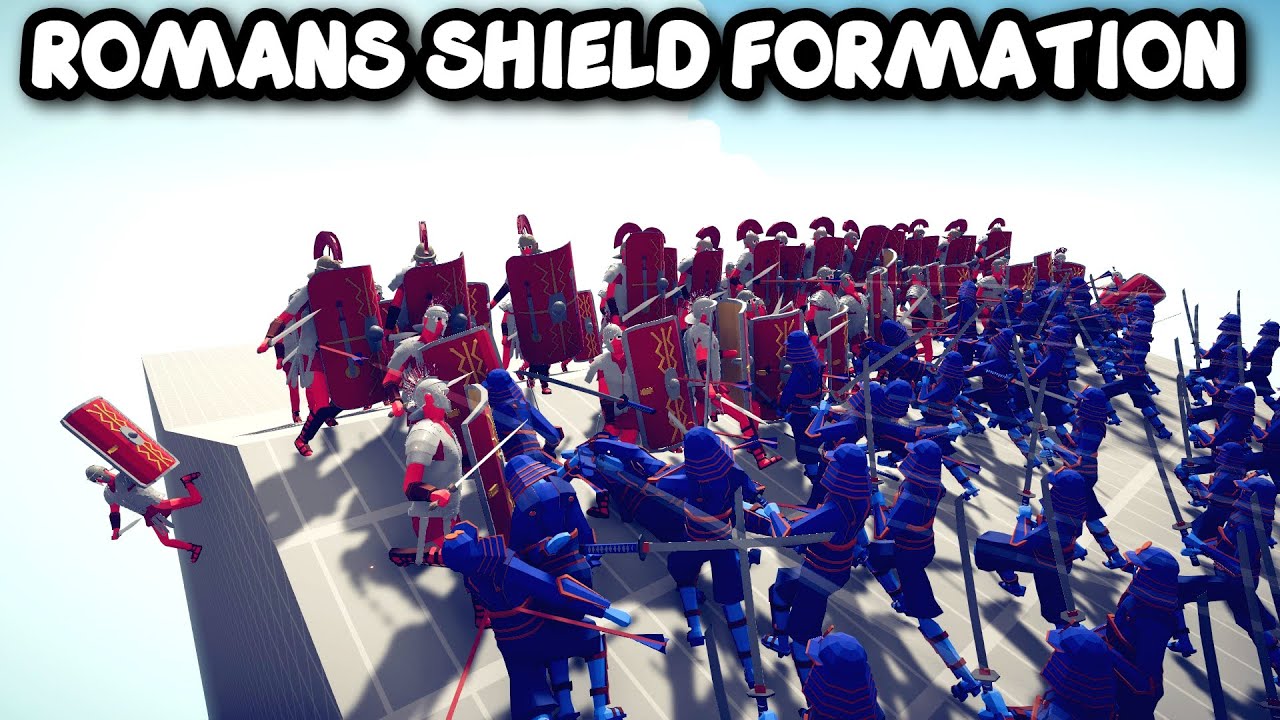 ROMANS SHIELD FORMATION Vs EVERY UNITS - TABS - Totally Accurate Battle Simulator