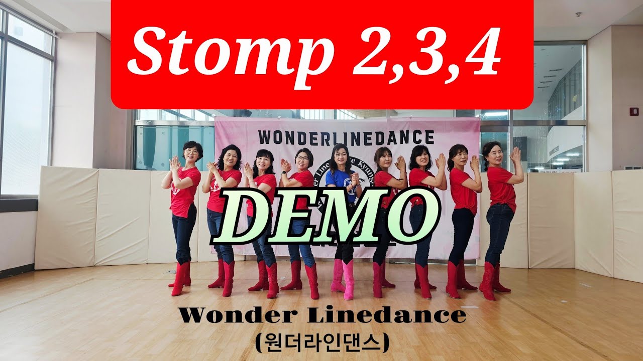 Stomp 2,3,4 (для продвинутых) / Линейный танец (демонстрация) / #WonderLineDance / #ALCA / Роб Фа...