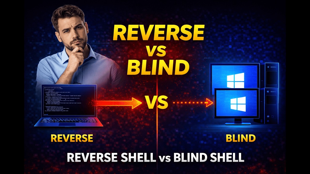 Reverse Shell vs Blind Shell Explained (Ethical Hacking)