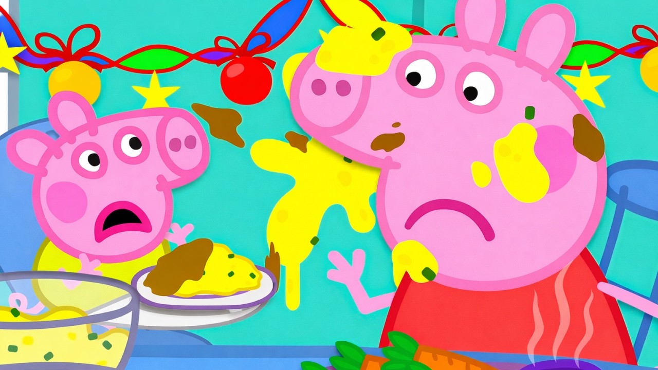 Peppa Pig LIVE 🍝 Baby Alexander&rsquo;s Messy Kitchen Fun! 😂 Best Cartoons for Babies
