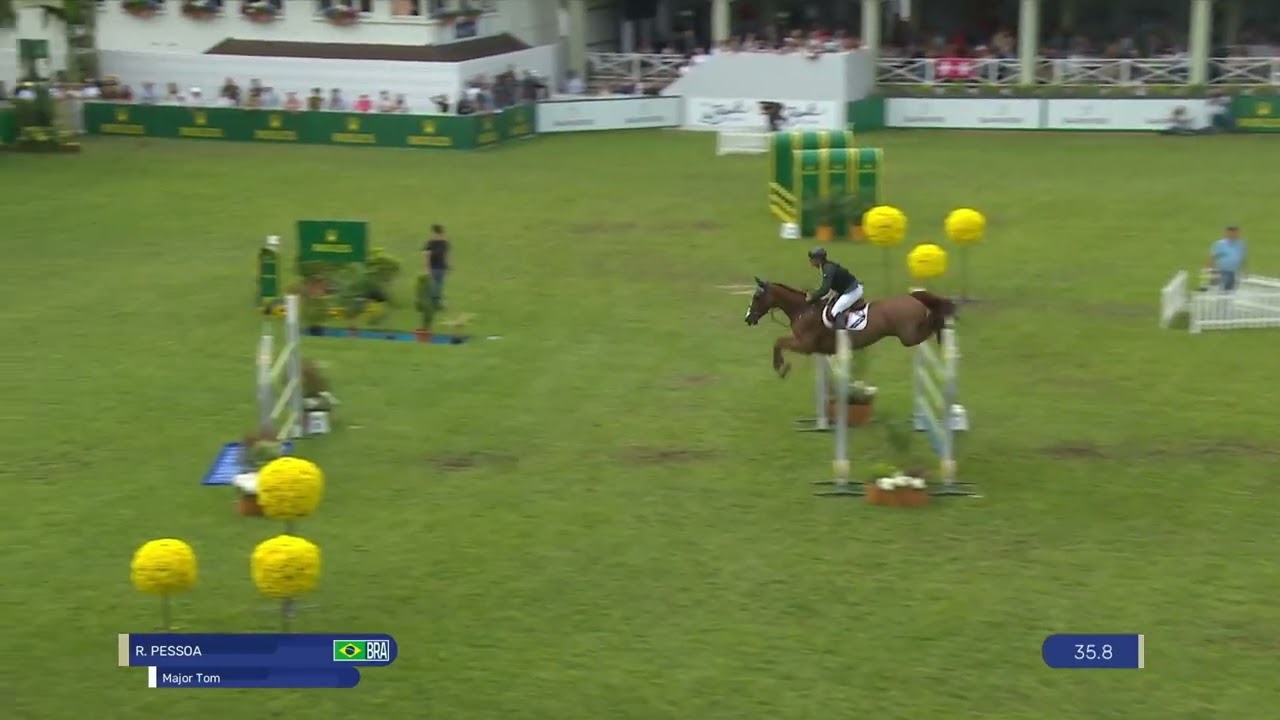 Rodrigo Pessoa e Major Tom no CSIO 5* La Baule
