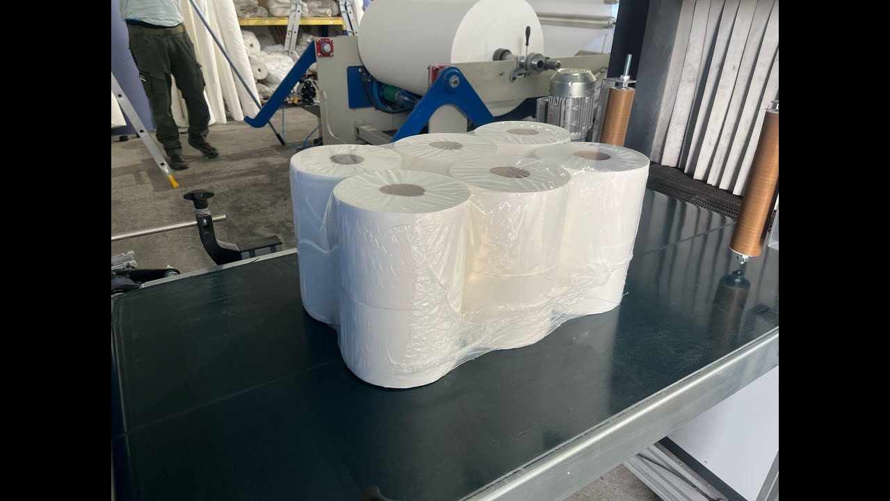AFH Industrial Paper Rolls - Fully Automatic Packaging Line
