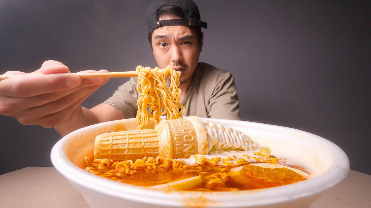 So...ice cream cone ramen is a thing...