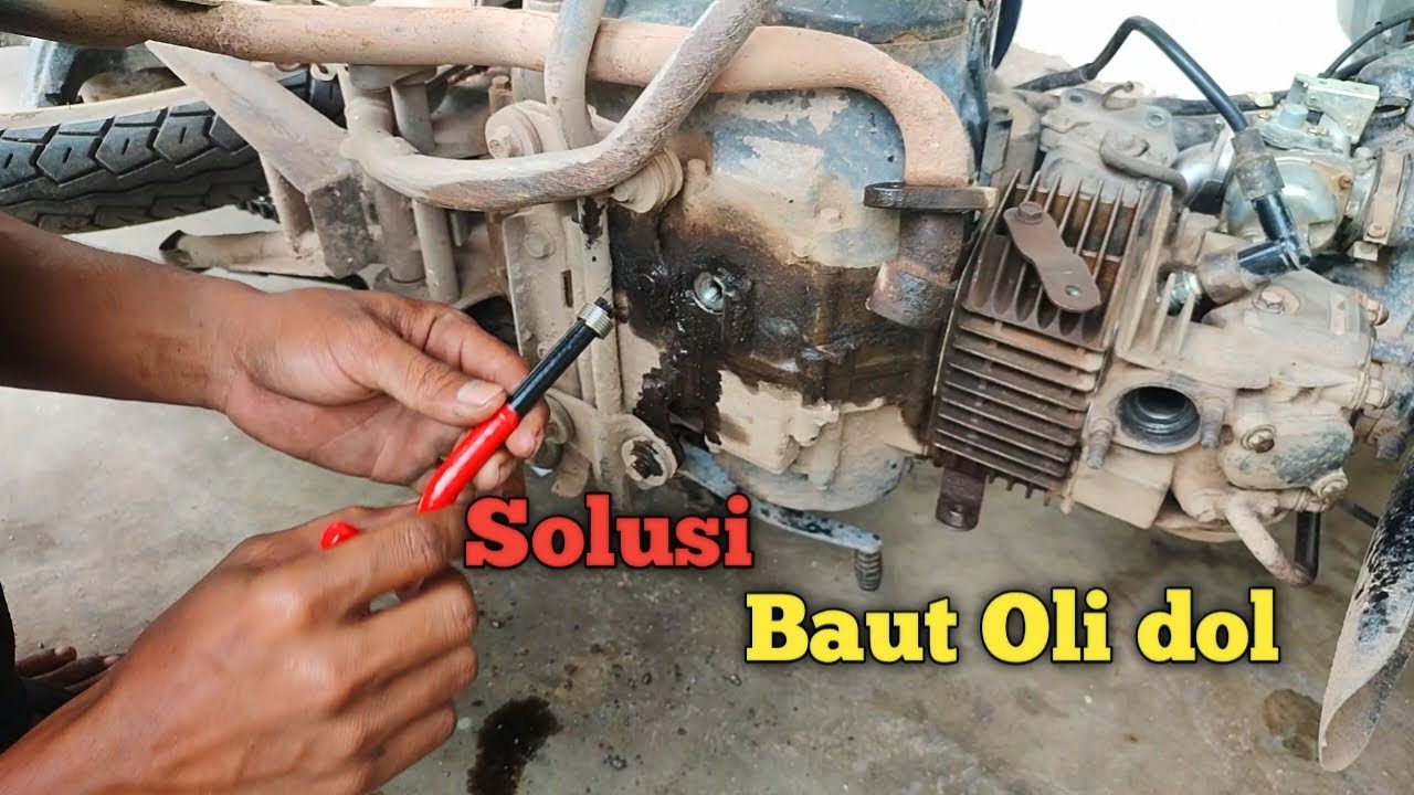 Solusi baut oli dol/cara recoil baut oli/ukuran drat recoil dan mata bor recoil untuk oli bawah