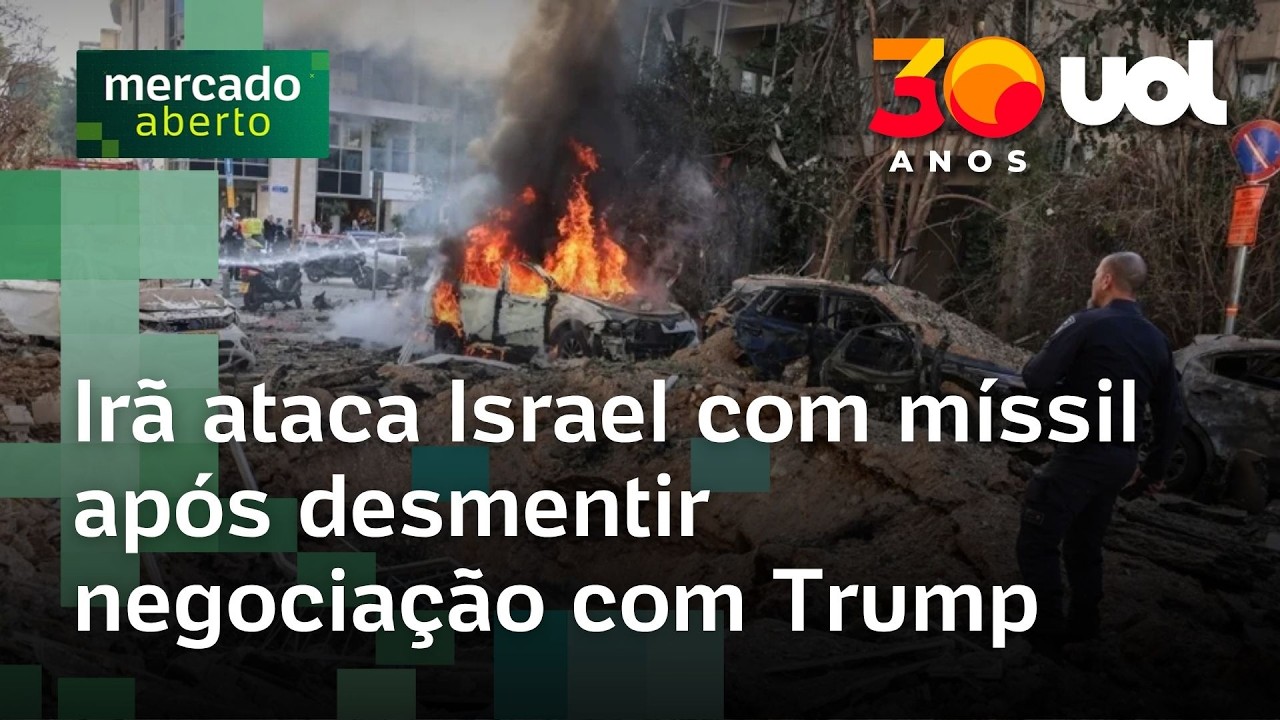 Ir&atilde; ataca Israel com m&iacute;ssil ap&oacute;s chamar negocia&ccedil;&atilde;o com Trump de 'fake news'