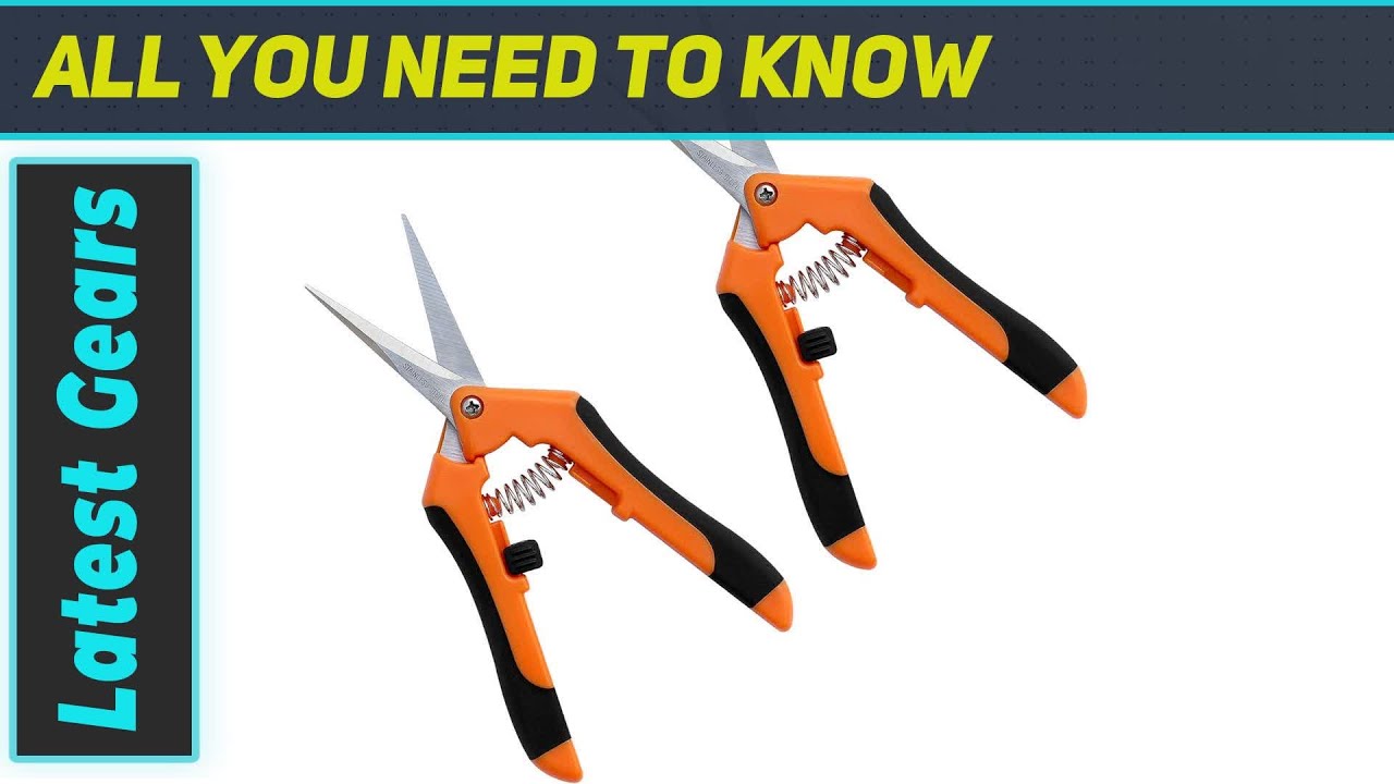 Gardzen 2-Pack 6.5'' Hand Pruner - Best Precision Pruning Shear for Gardeners