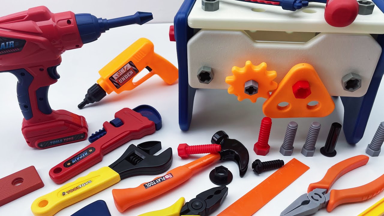 8 min to open the box, satisfied with the electric screwdriver, screw assembly toolbox | Toy Review