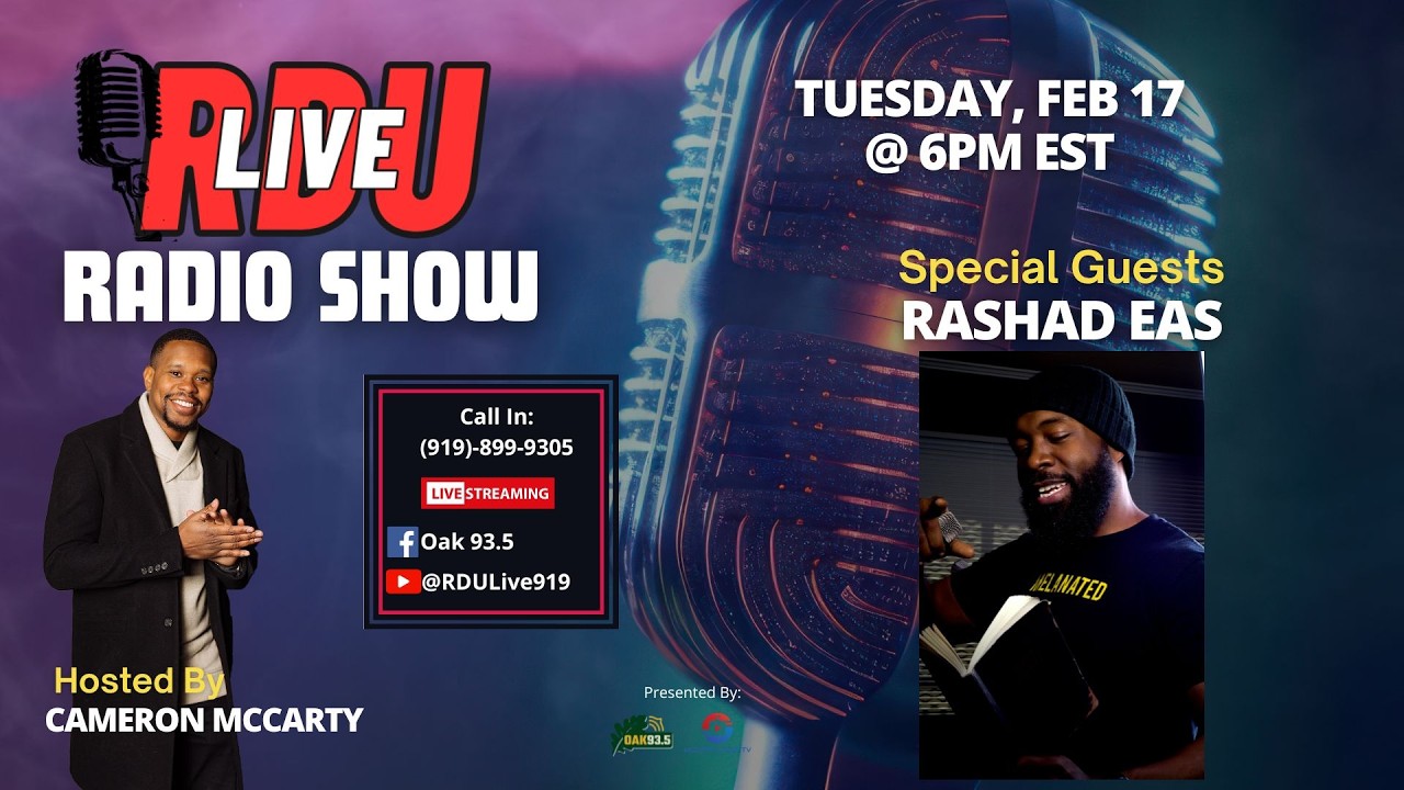 Cam’s Conversation w/ Rashad Eas – Live Feb 17, 2026 on Oak 93.5 FM