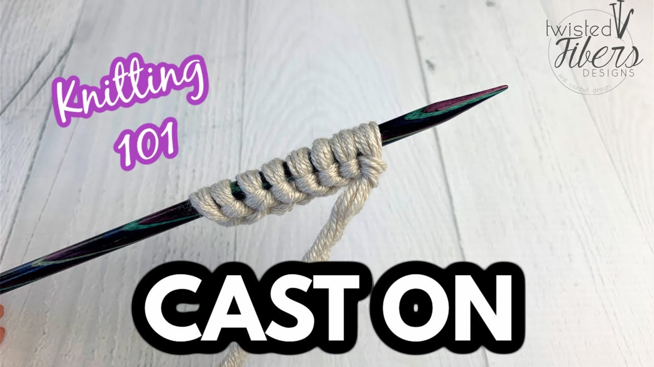 How To Knit For Complete Beginners | Cast On | Step One