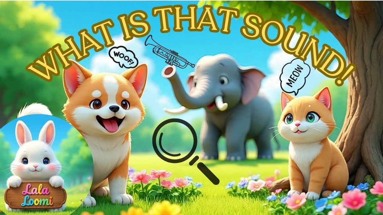 What Is That Sound? 👂 | Fun Sound Recognition Song for Kids | Cartoon Learning | Lala Loomi