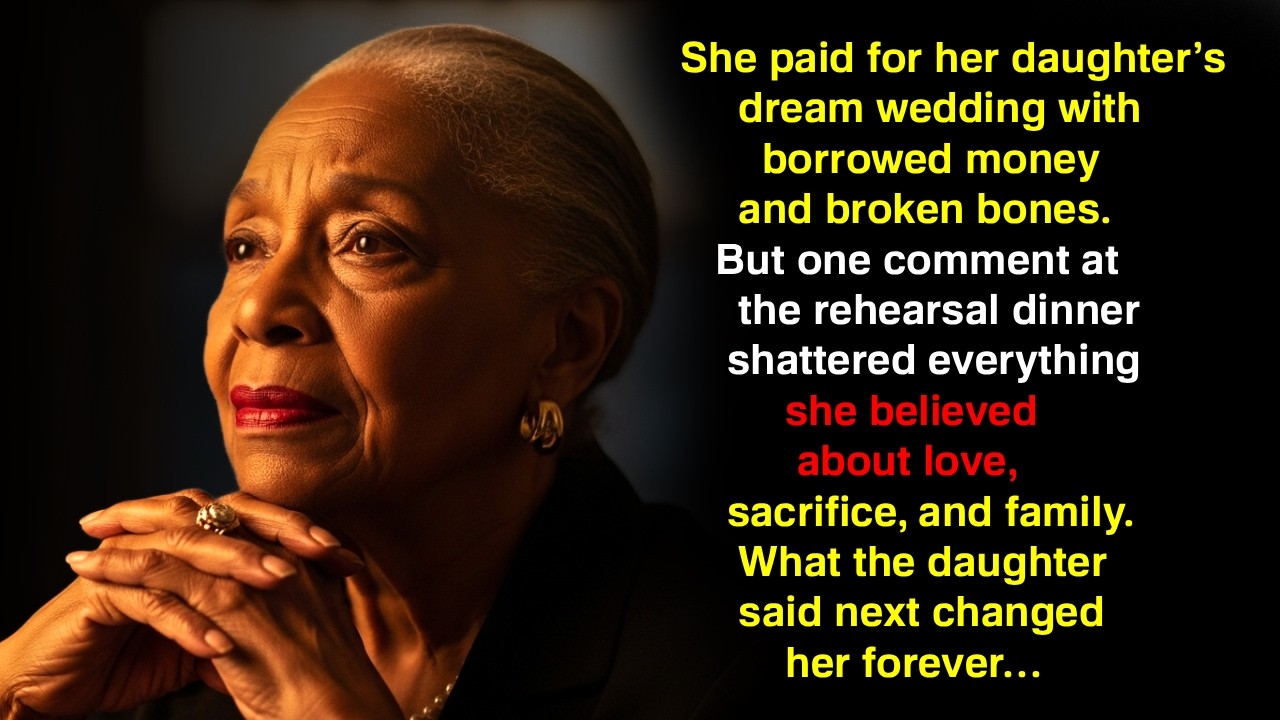 A Mother Funded the Dream Wedding… What She Heard Broke Her Completely