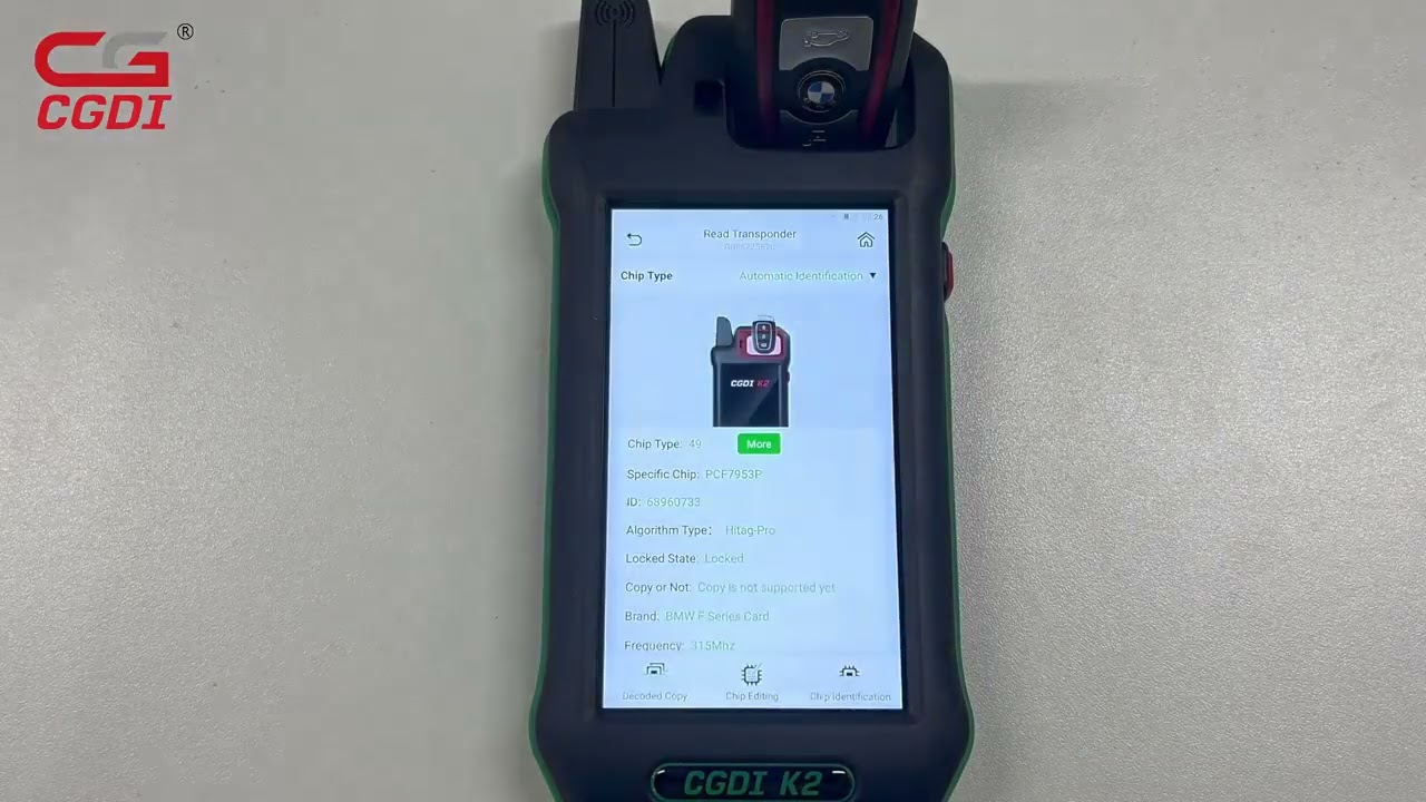 CGDI K2 Operation to Modify BMW Key Mileage！#cgdi #automobile