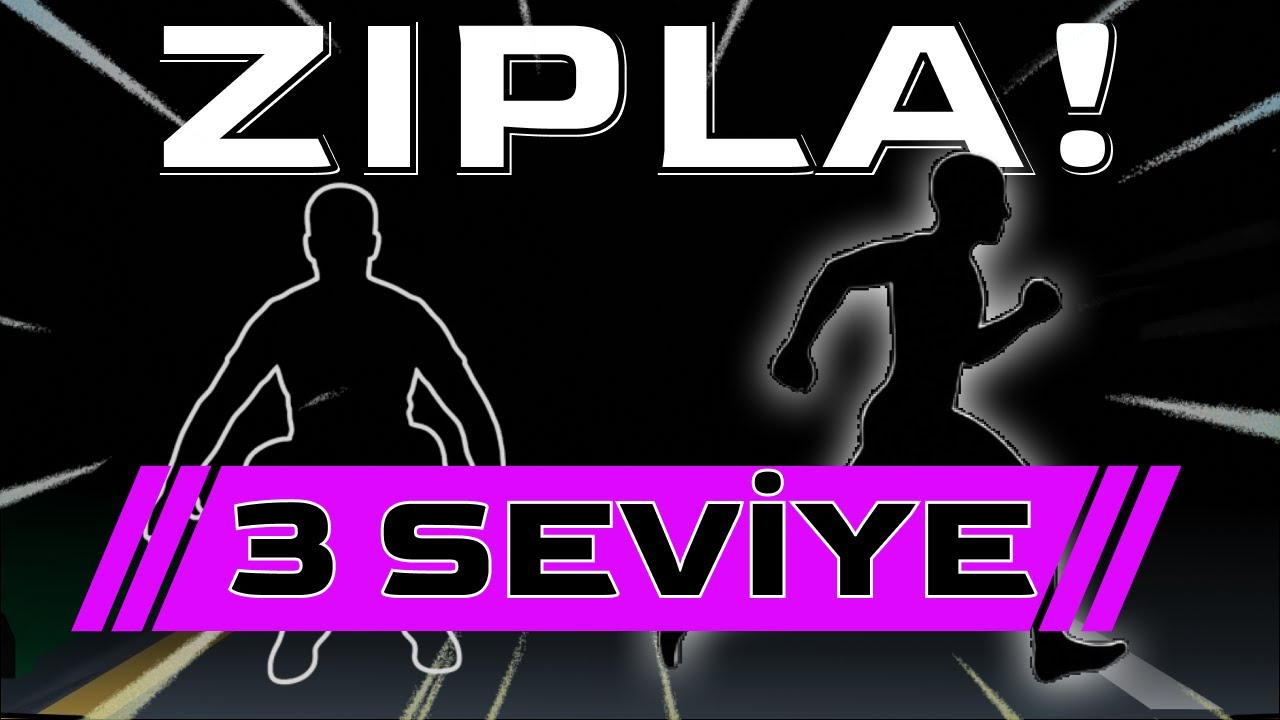 SADECE ZIPLA! ⬆️ Ayakların Yere Değmesin! (3 Seviye Hız Testi)