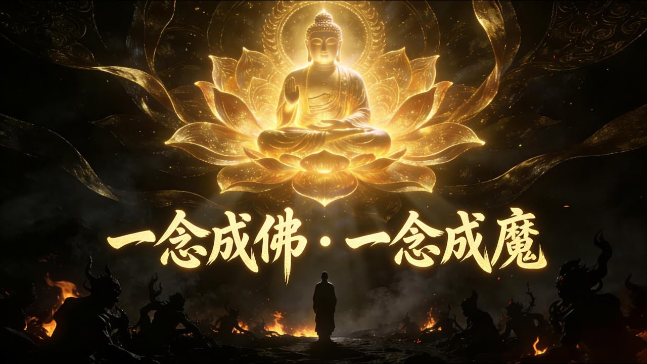 《一念成佛》｜一念成魔，一念覺醒｜史詩佛系覺醒音樂 × 催淚療愈佛曲 | One thought becomes a Buddha, one thought becomes a devil.
