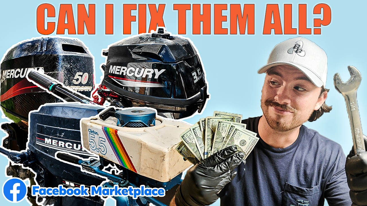How to Turn $100 into $1,000 Flipping Boat Motors! (Best Side Hustle Ever)