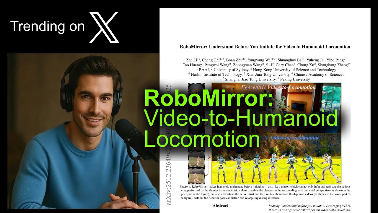 RoboMirror: Video-to-Humanoid Locomotion