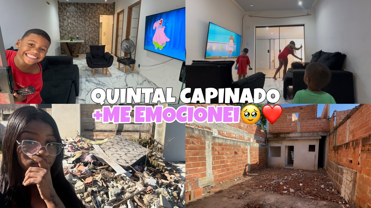 RESULTADO DO QUINTAL LIMPO🥹❤️+JA ESTOU PREPARADA PRA PRÓXIMA ETAPA-VLOG COMIGO|Evillyn Vitória