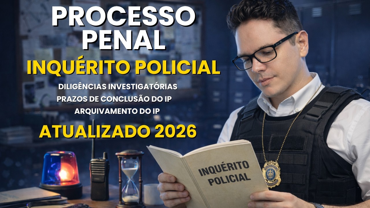 INQUÉRITO POLICIAL I ATUALIZADO 2026: Guia Completo das Diligências, Prazos e Arquivamento I PARTE 2