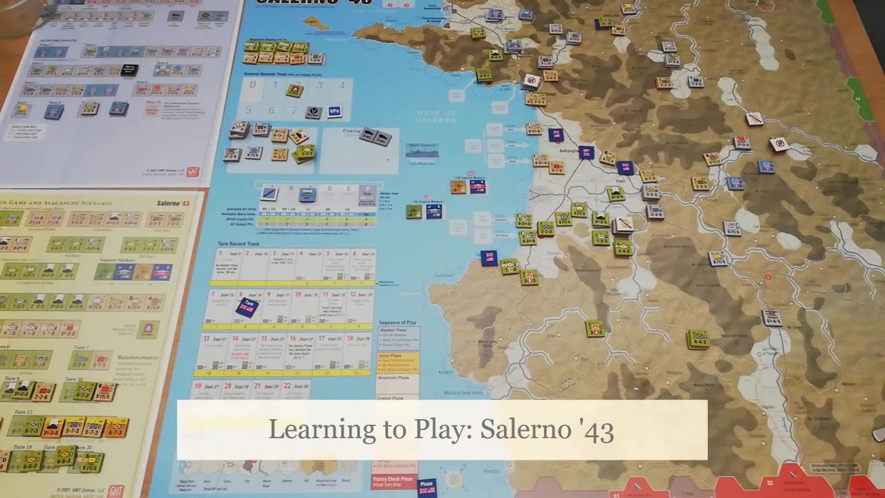 Learning to Play: Salerno '43 (GMT Games) - Diagonal Move
