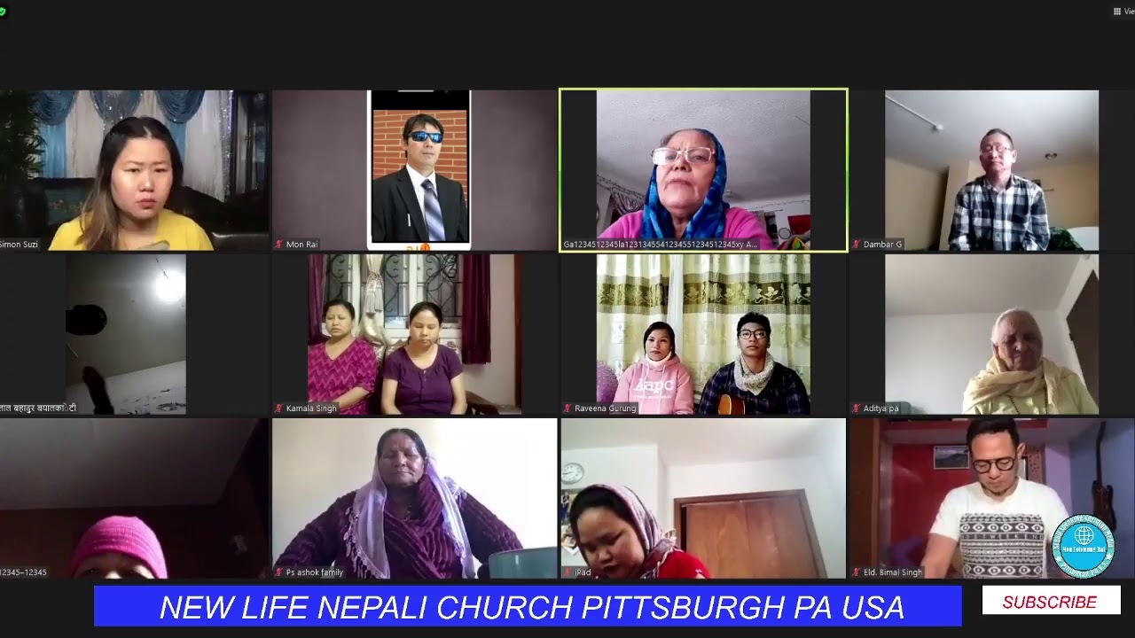 Zoom Online fellowship ll NEW LIFE NEPALI CHURCH ll  Live Stream