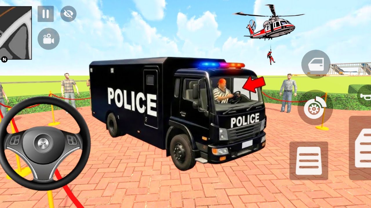 🤑Indian Thift Auto Simulator🤩Indian Showroom Purchase😄Modified Lexriy New Police DumperAnd Bike😍Game