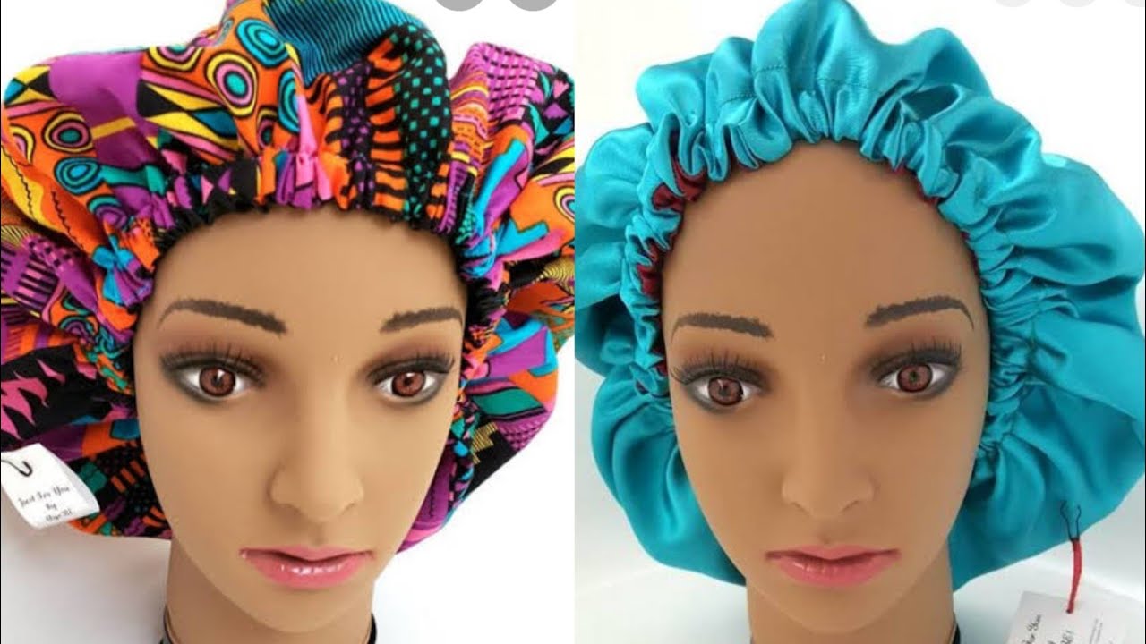 How to make a simple hair Bonnet [DETAILED]
