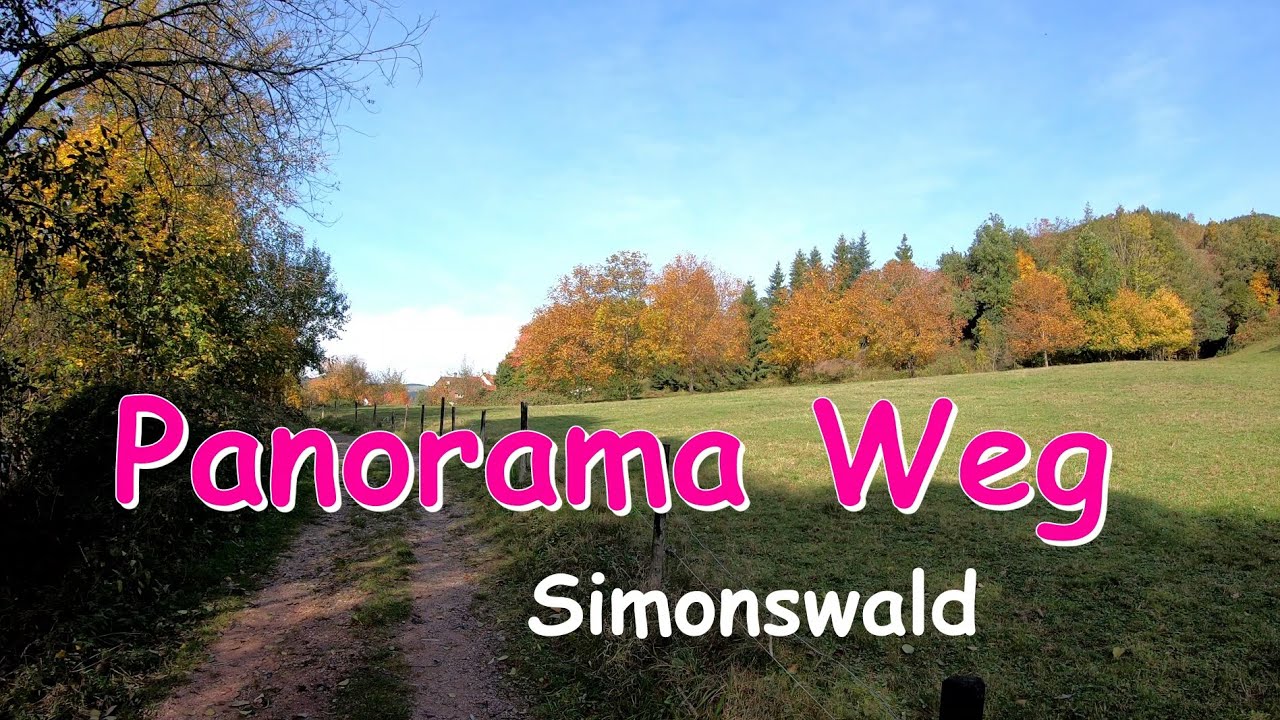 Der Panoramaweg in Simonswald