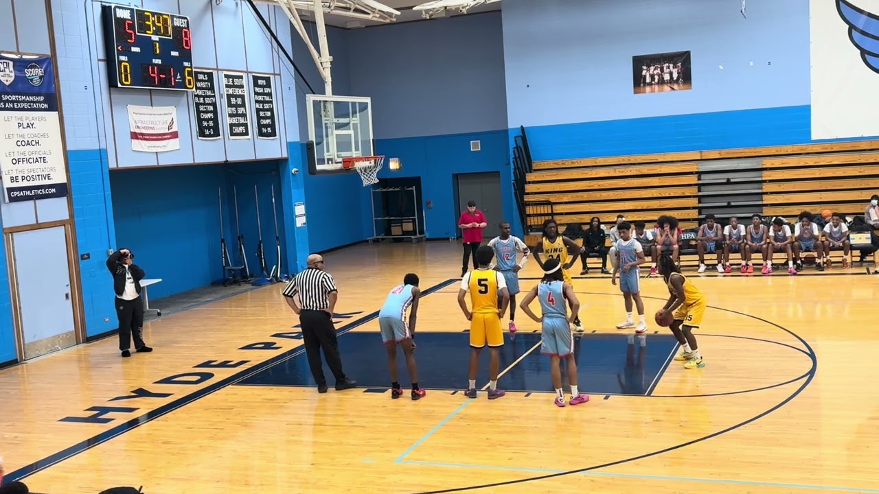 King vs Kenwood Freshmen semi final Playoff red central KW won 52-44
