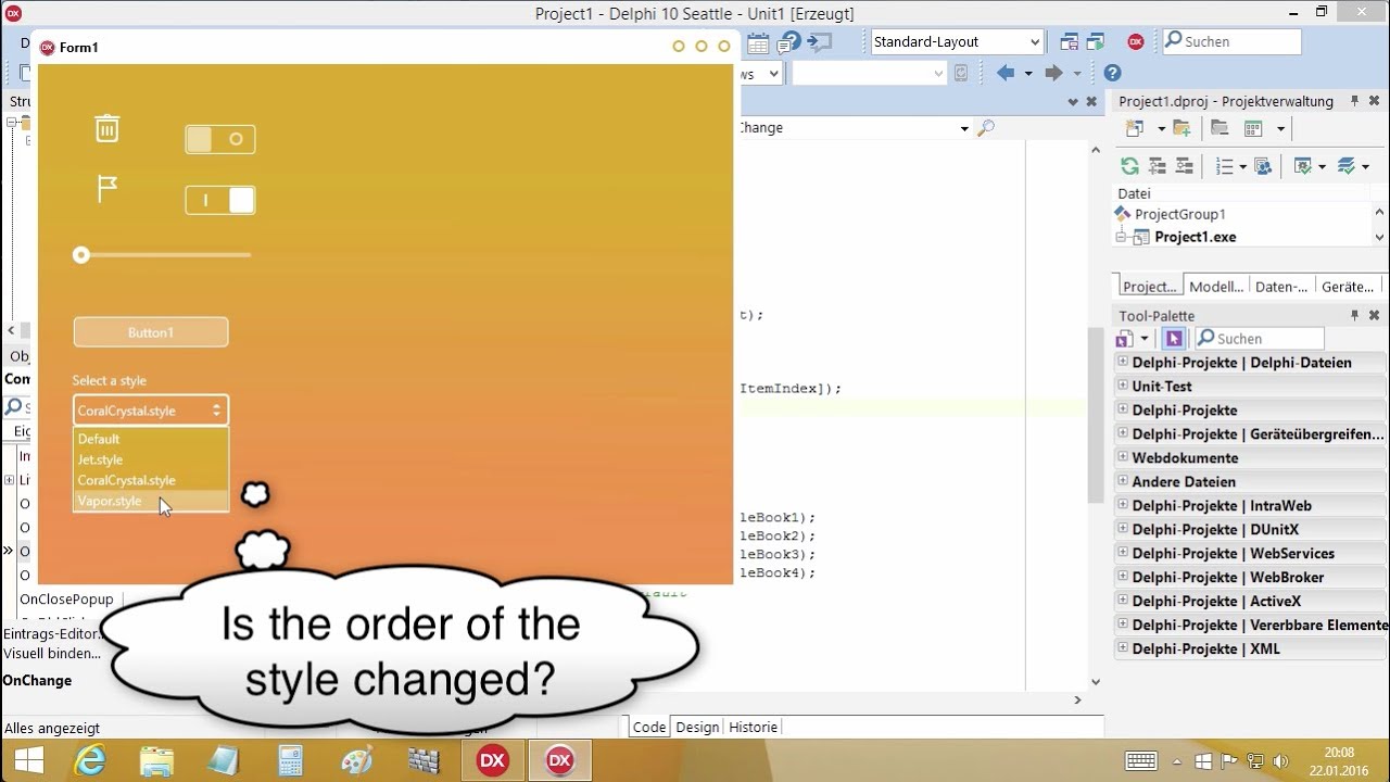 Tutorial: Adding a style (FireMonkey Delphi DX 10 Seattle) on Win, iOS