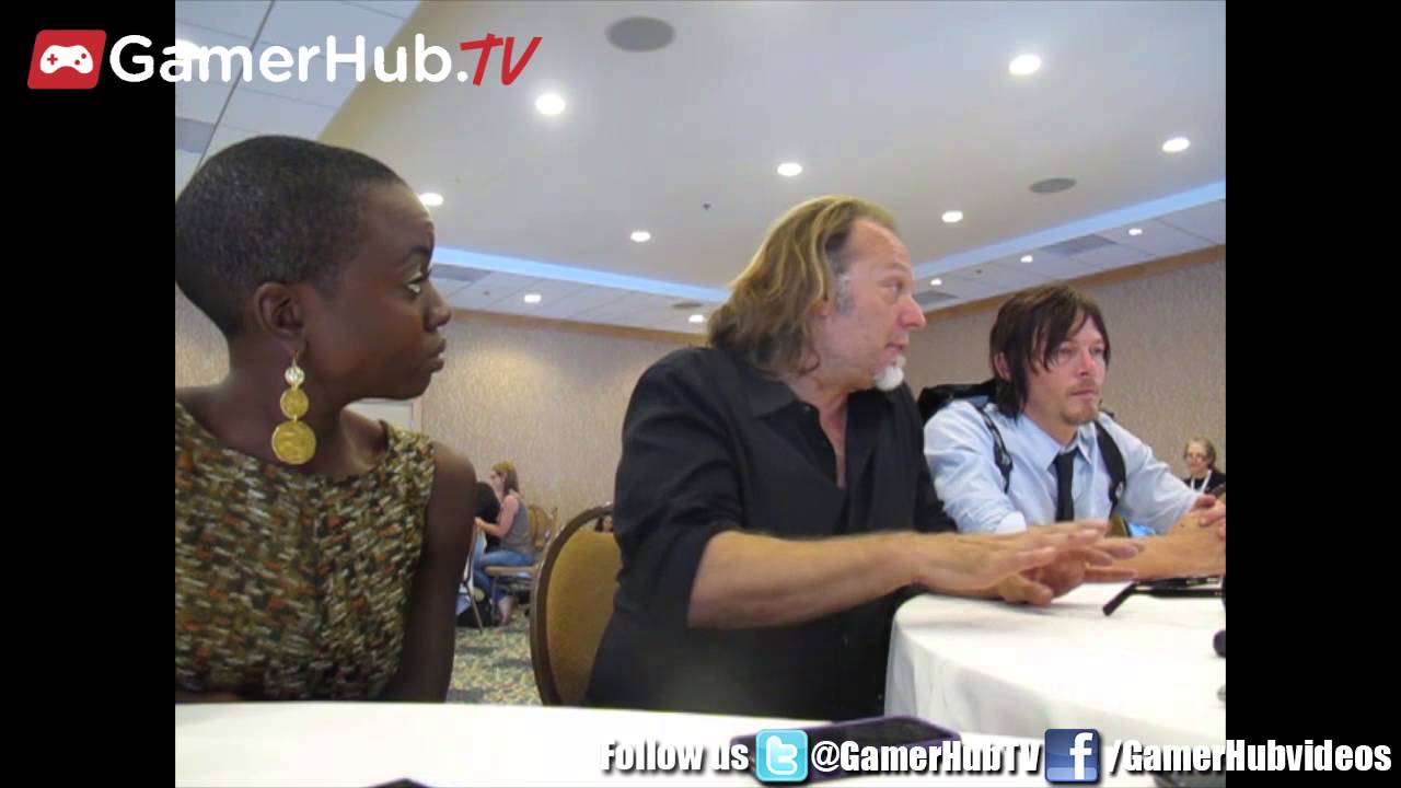 Norman Reedus, Gregory Nicotero And Danai Gurira Discuss The Walking Dead - Gamerhubtv
