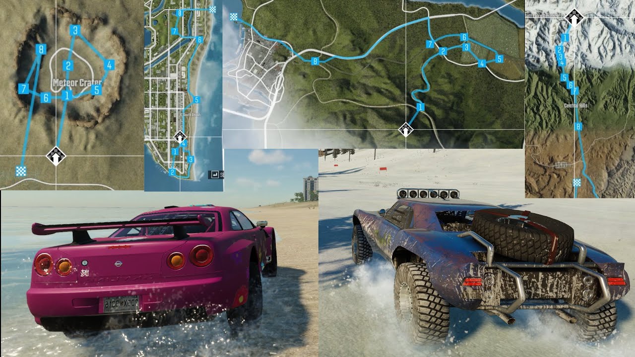 The Crew Wild Run - My 4 Custom Raid Spec FDC tracks for sharing