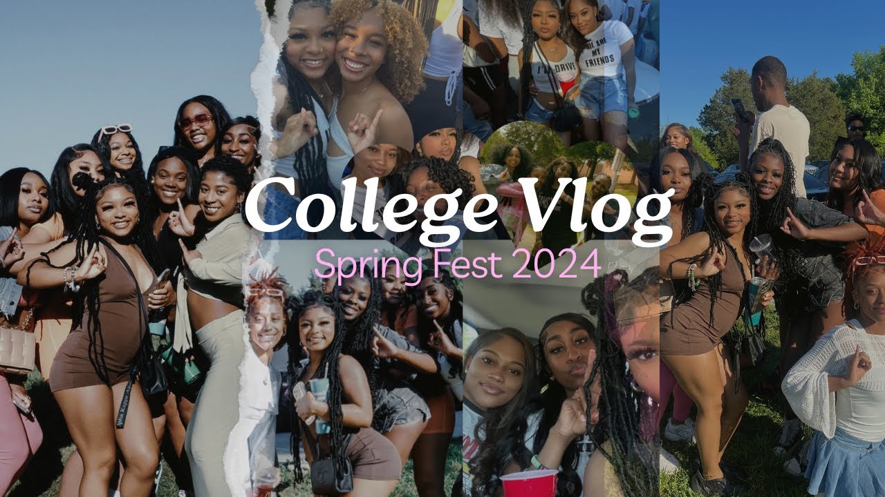 college vlog: hbcu edition | spring fest 2024| WE OUTSIDEEEE!