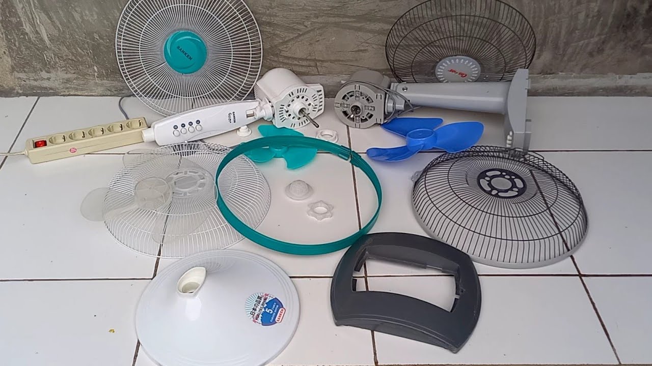 perbedaan cara merakit kipas angin sanken vs cosmos