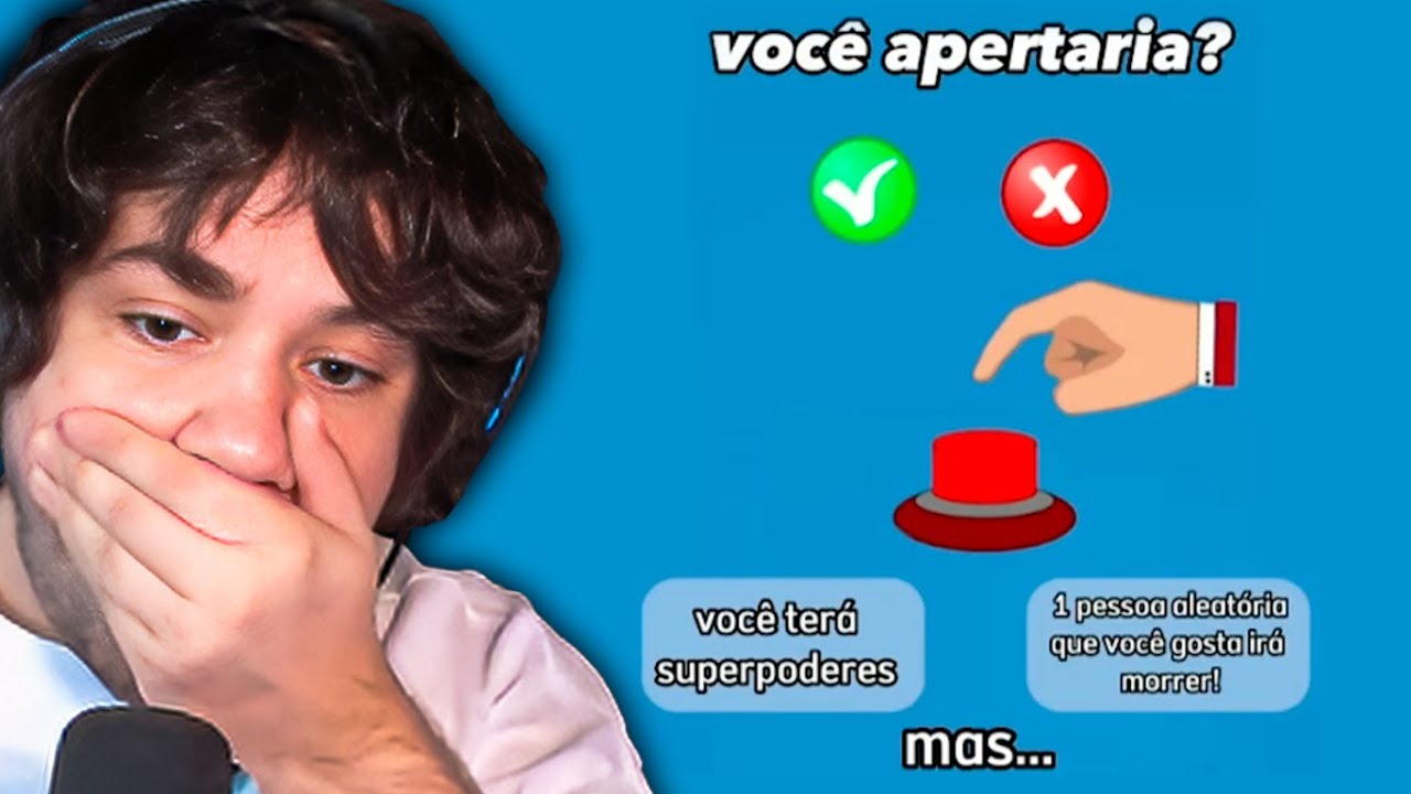 VOCÊ APERTARIA O BOTÃO?