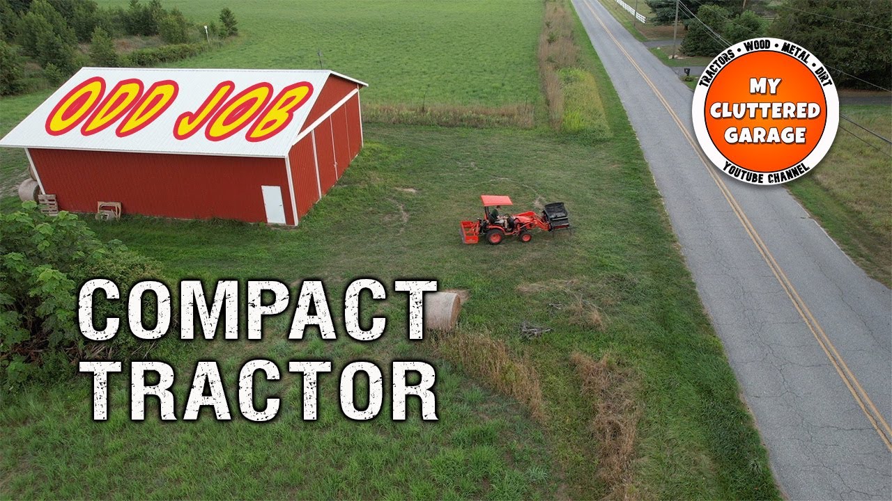 #112 Odd job with the Kubota B2601 compact tractor