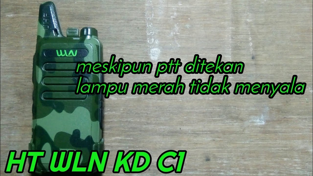 Cara membetulkan PTT Ht WLN KD C1 @Ali Tralala 1